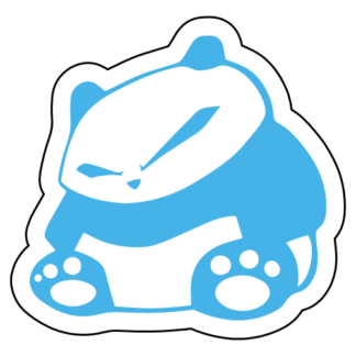 JDM Panda Sticker (Baby Blue)